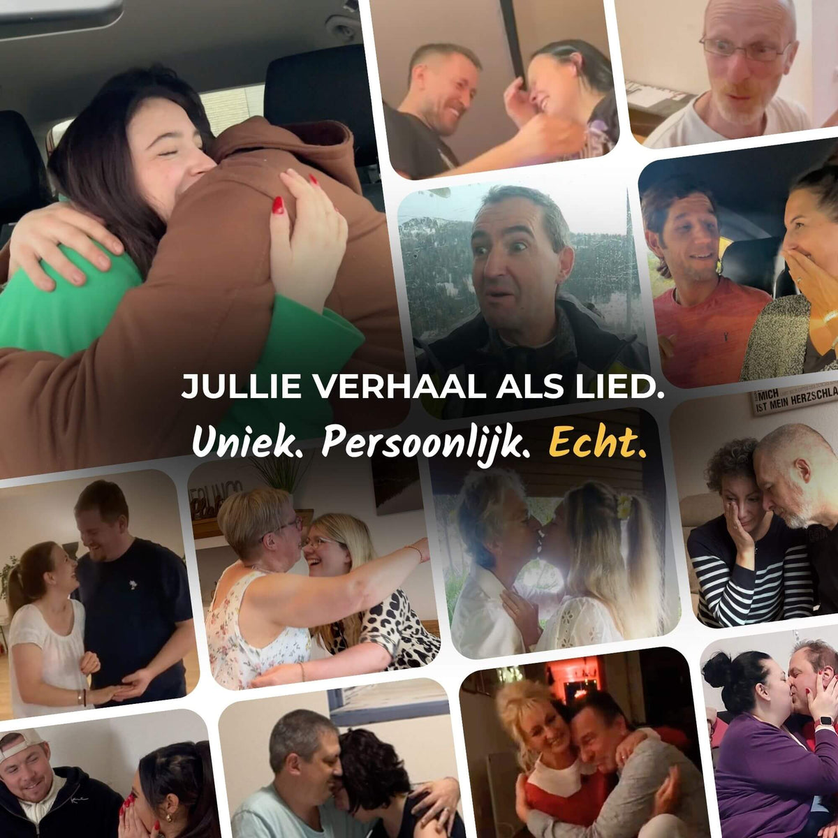 Gepersonaliseerd lied – jullie verhaal, jullie song