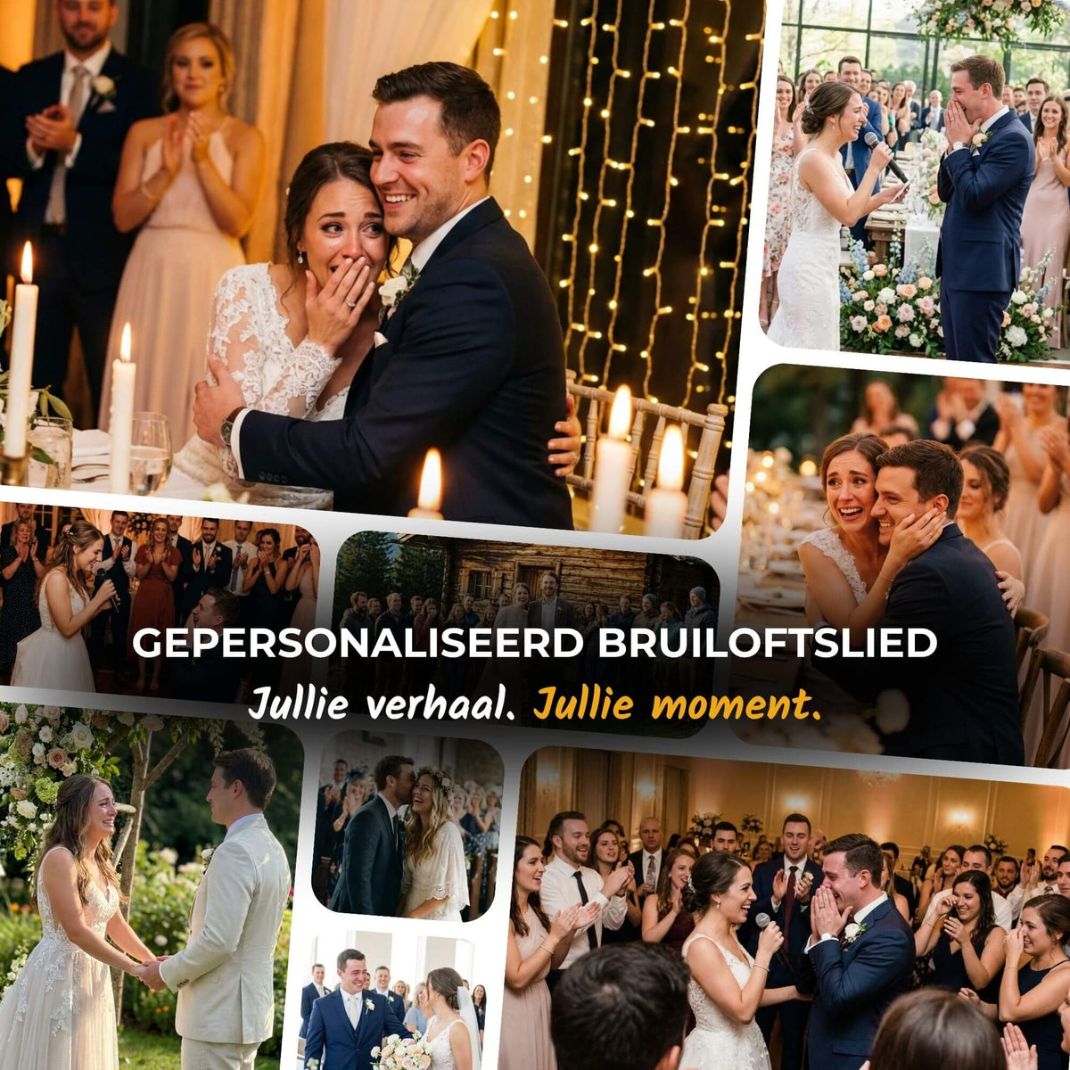 Gepersonaliseerd bruiloftslied – jullie verhaal, jullie song