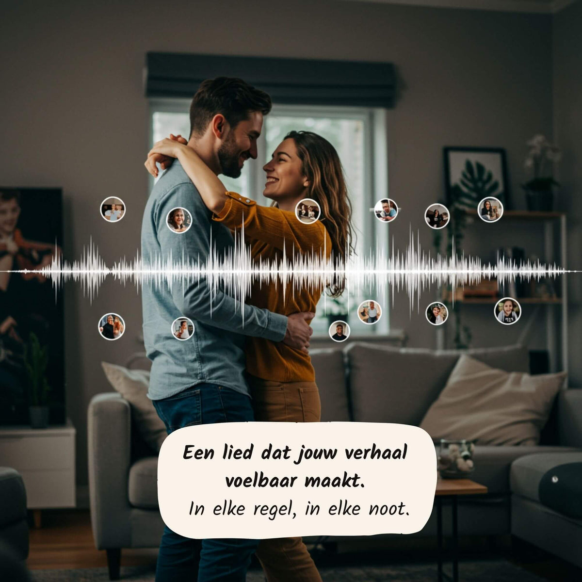 Gepersonaliseerd lied – jullie verhaal, jullie song
