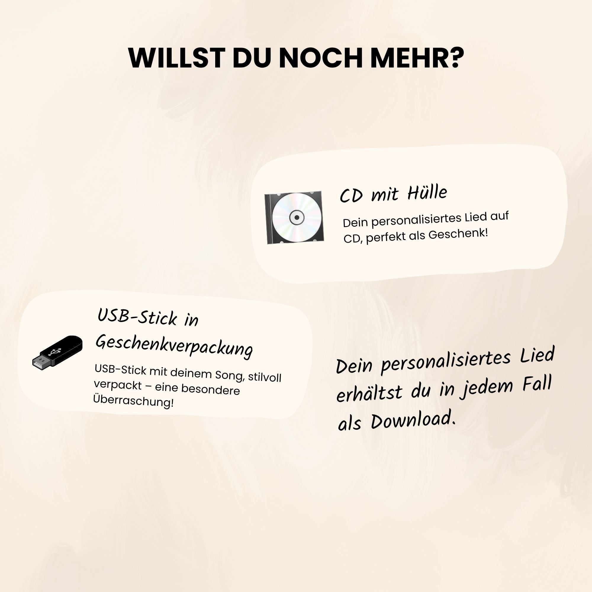 Personalisiertes Lied – Eure Geschichte, euer Song