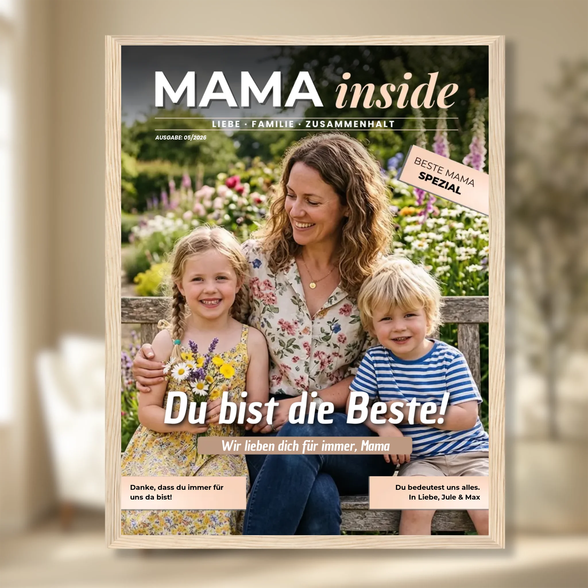 30x40 Rahmen natur transparent