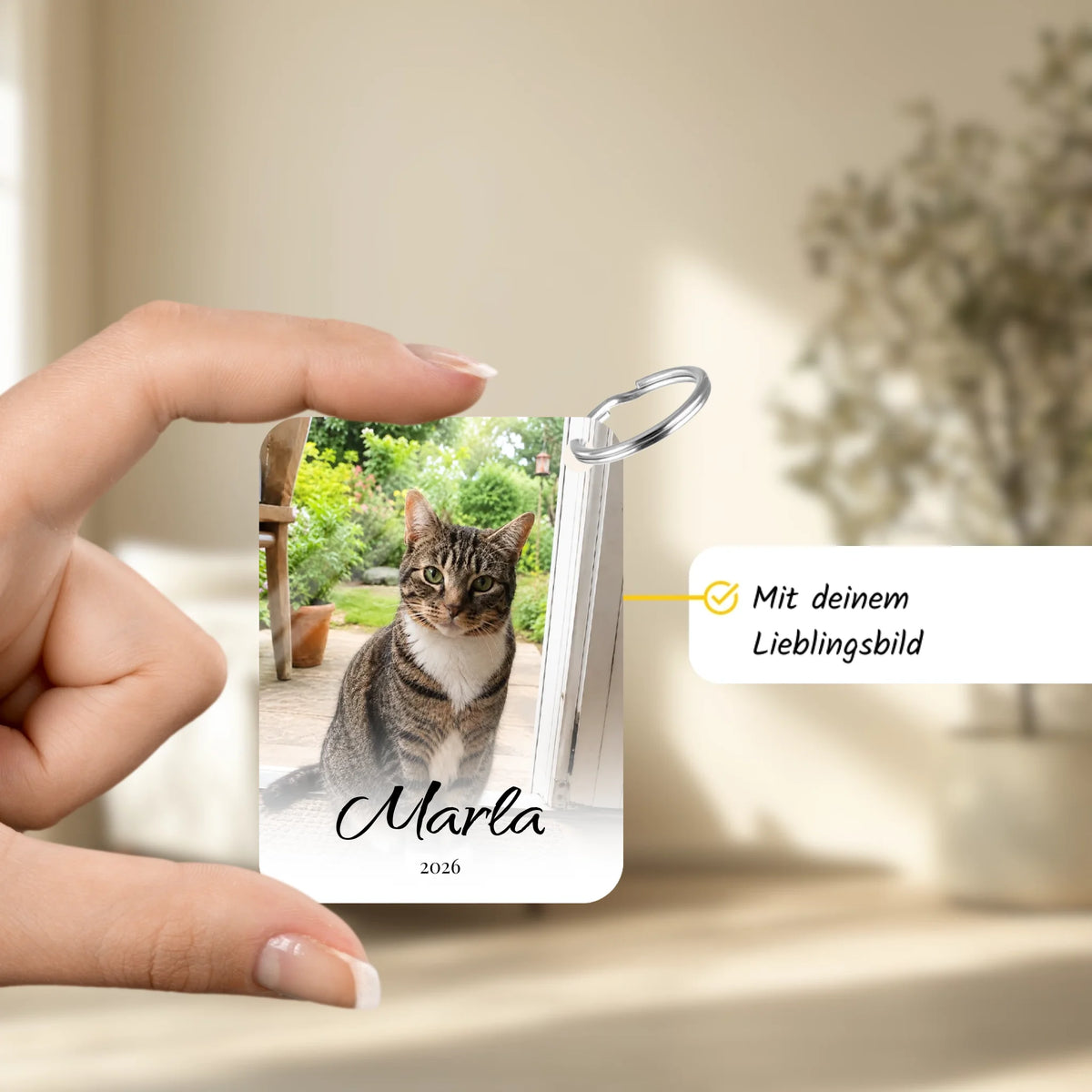 Schlüsselanhänger nur foto