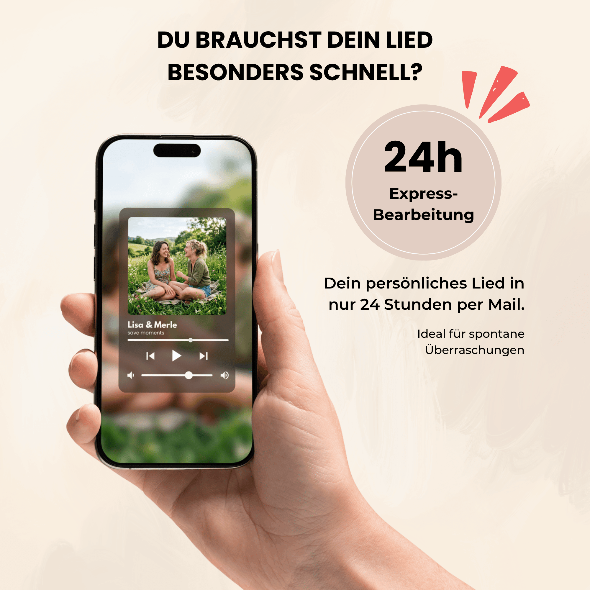 Personalisiertes Lied für Beste Freunde & Geschwister