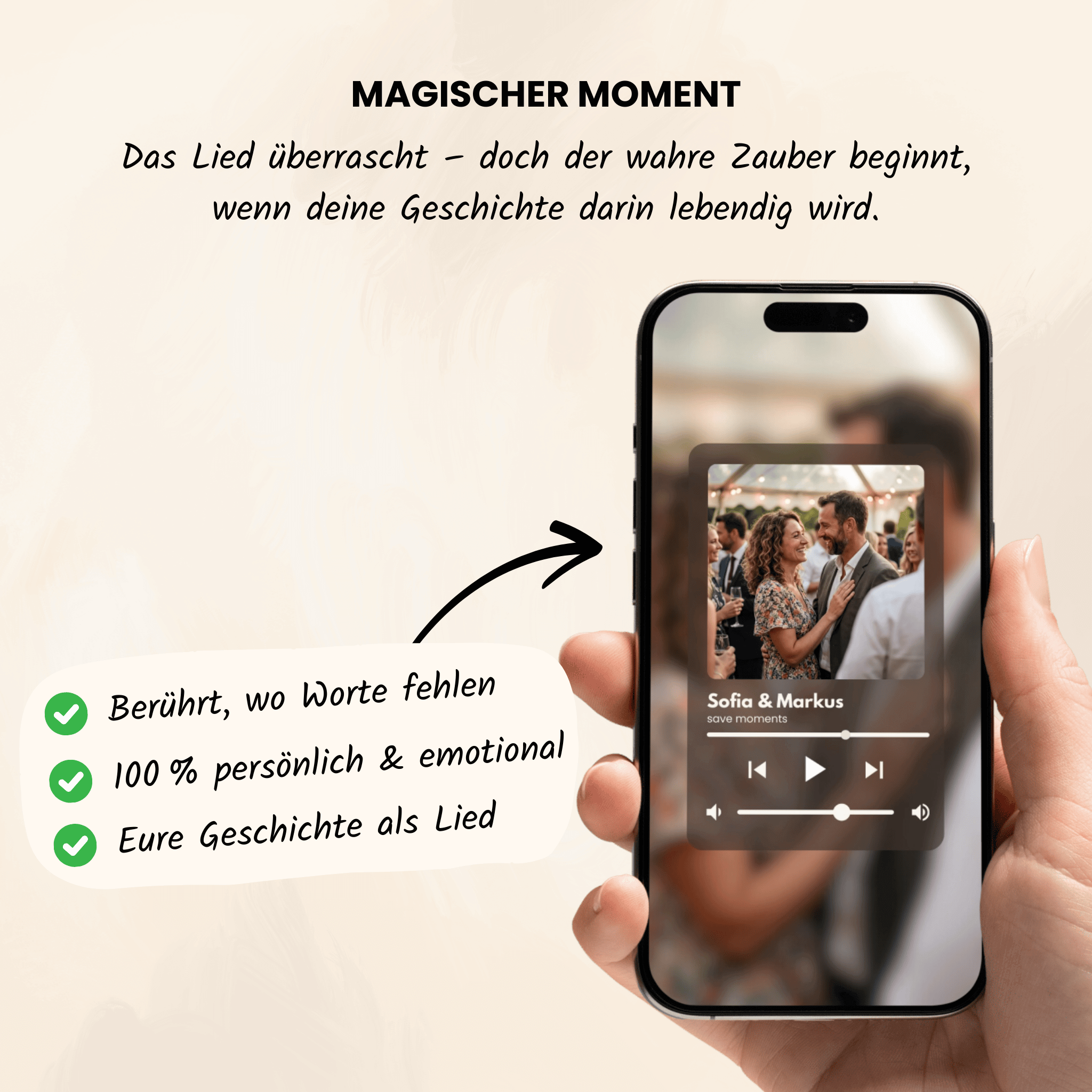 Personalisiertes Lied – Eure Geschichte, euer Song