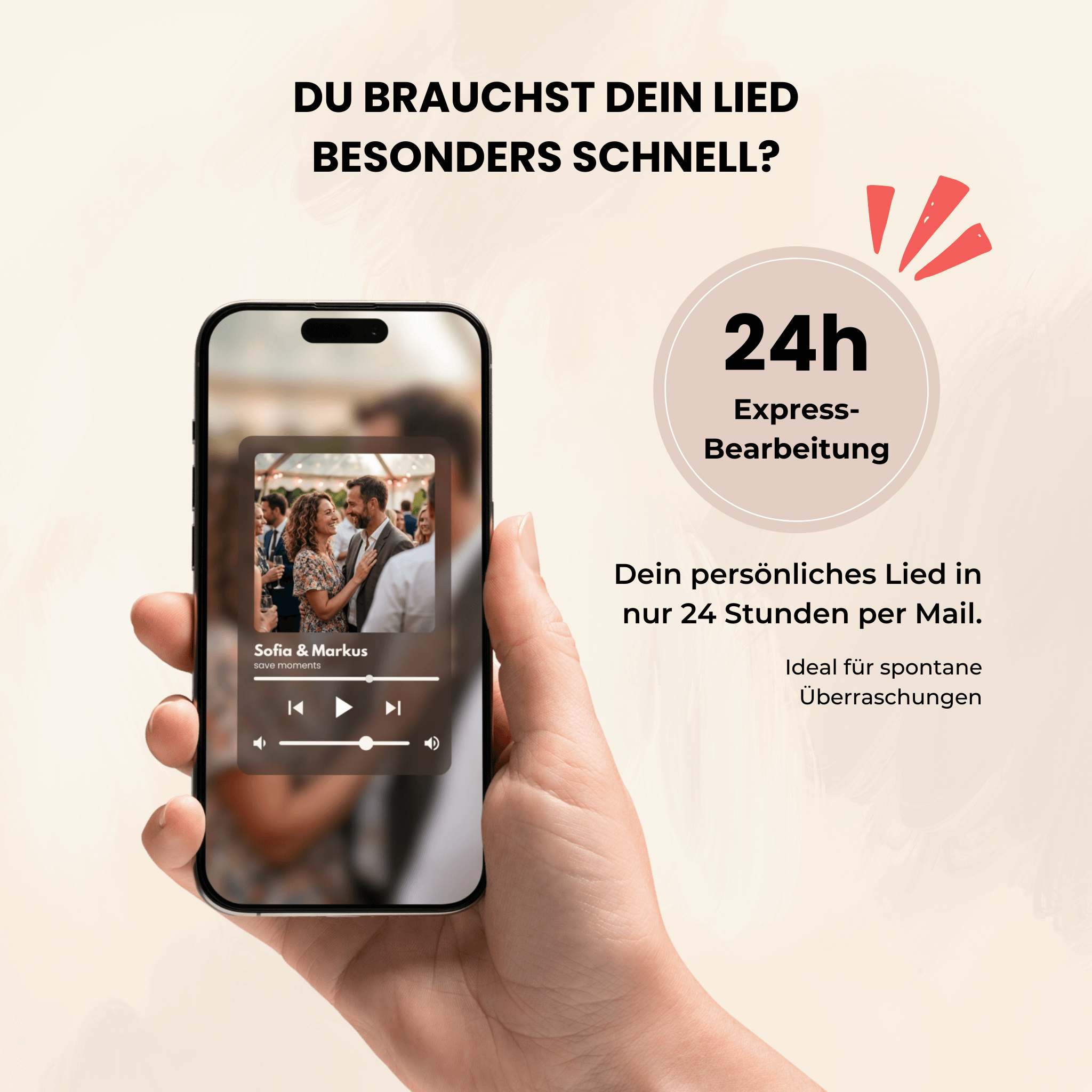 Personalisiertes Lied – Eure Geschichte, euer Song