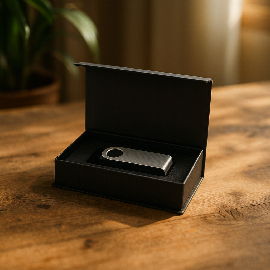 USB Stick + Geschenkverpackung