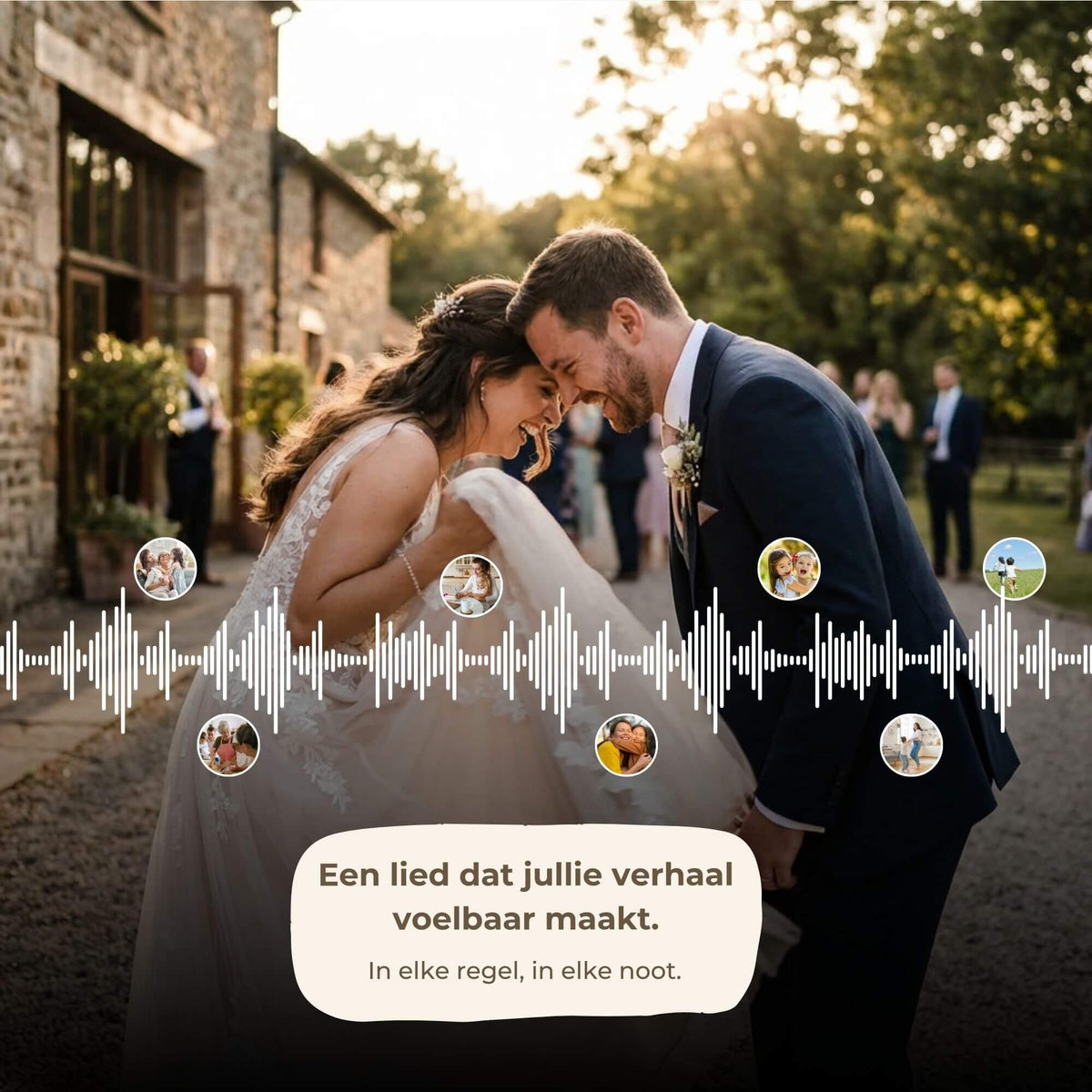 Gepersonaliseerd bruiloftslied – jullie verhaal, jullie song