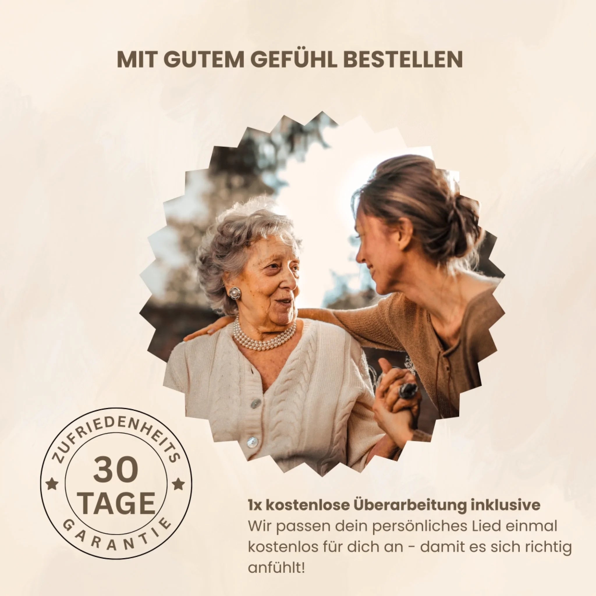 Zufriedenheitsgarantie