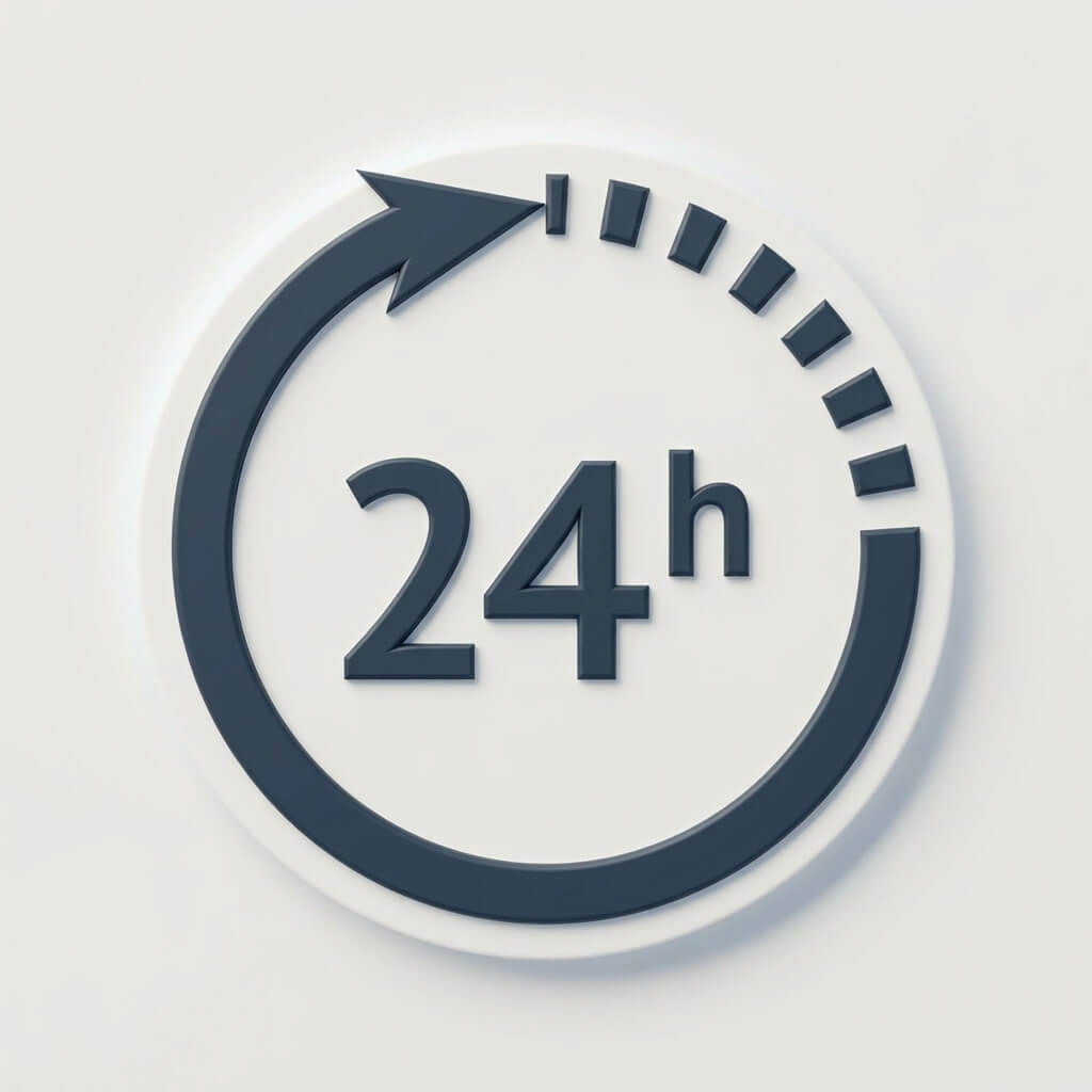 Erhalte dein Lied innerhalb von 24h per Mail