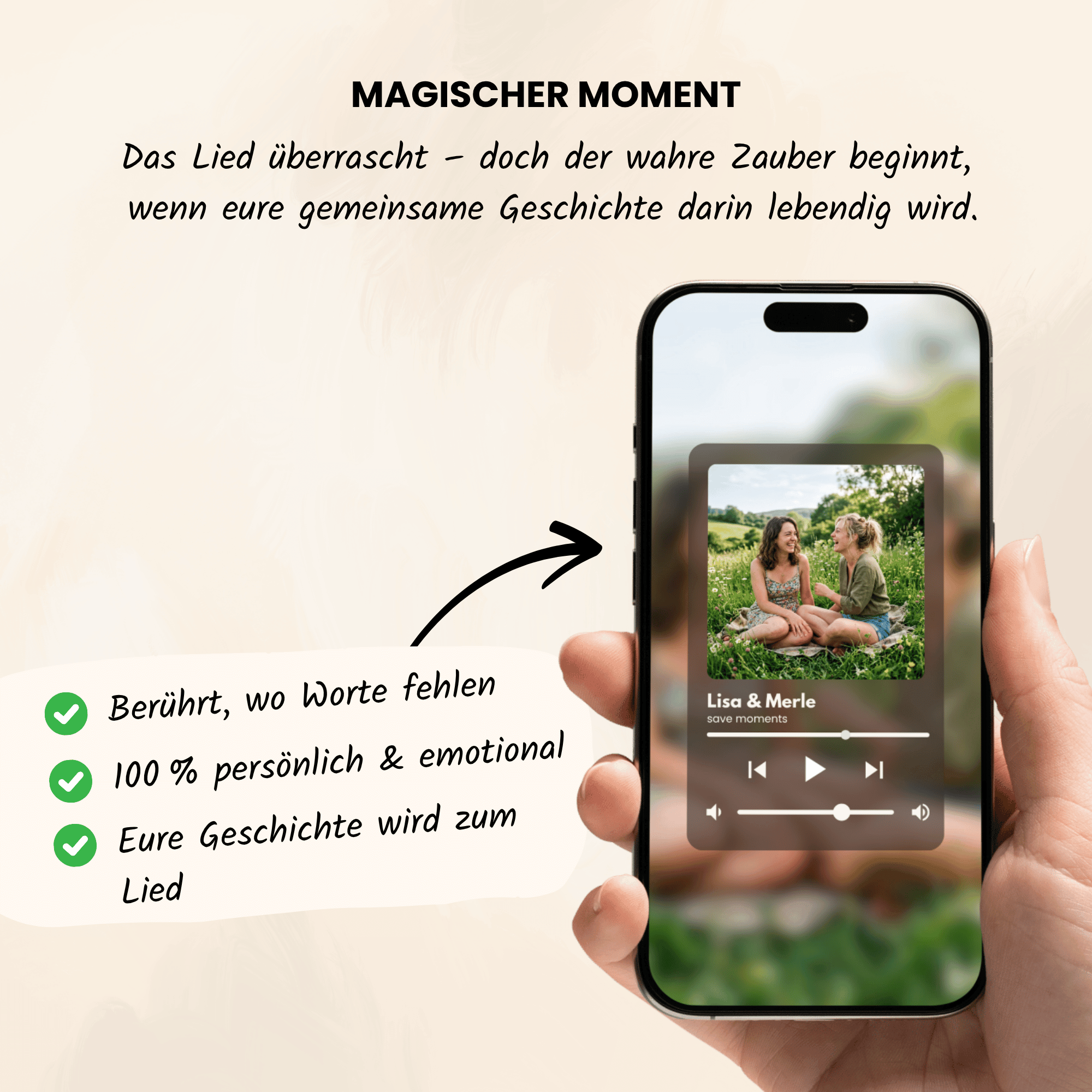 Personalisiertes Lied für Beste Freunde & Geschwister
