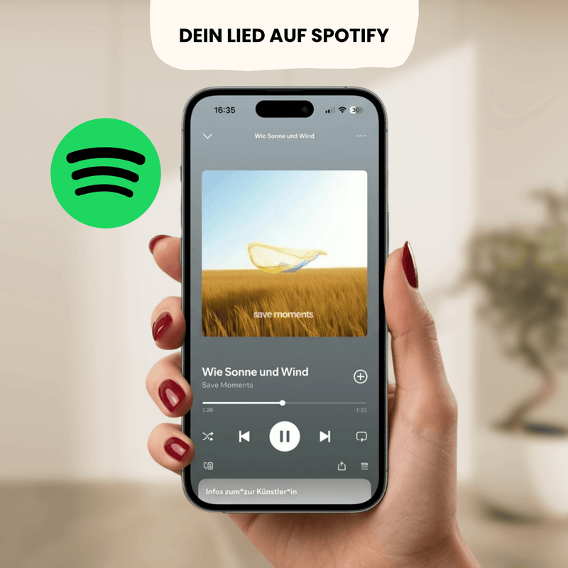 Dein Lied auf Spotify
